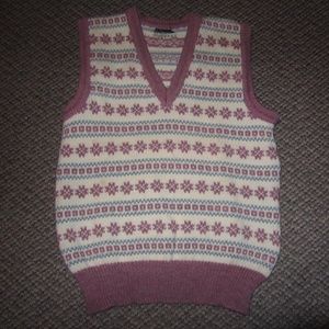 Dale of Norway 100% Wool Sweater Vest Women's